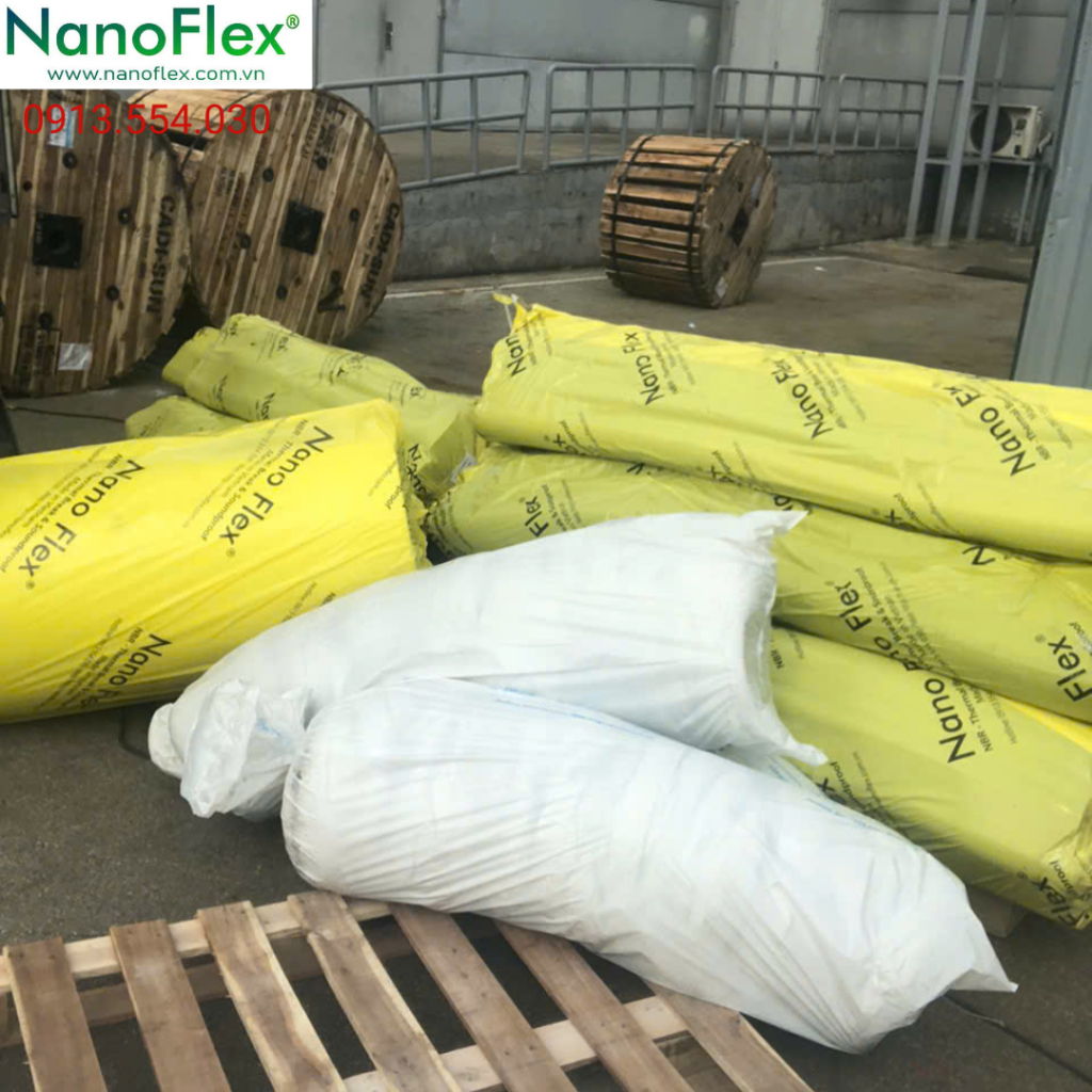 Vật liệu bảo ôn NanoFlex cách âm, chống rung tốt cho hệ thống HVAC công nghiệp.