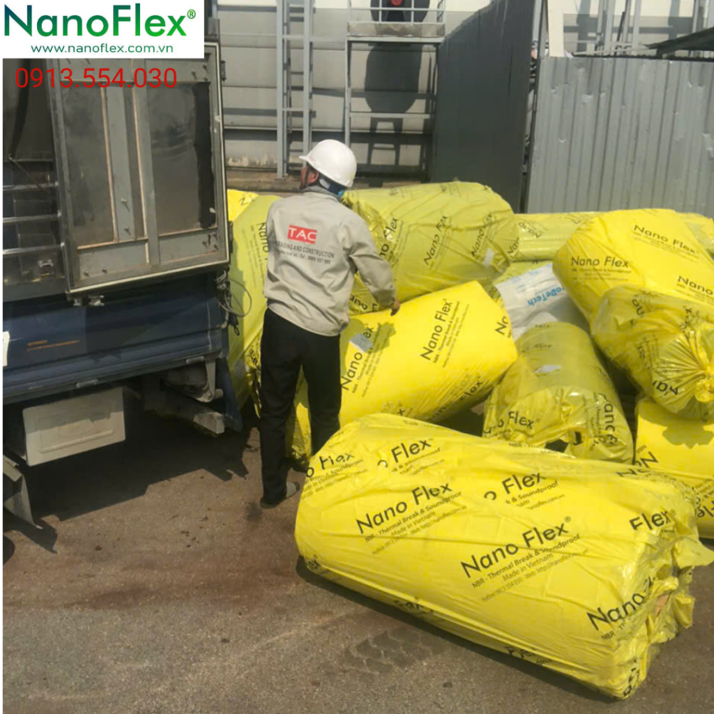 Bảo ôn NanoFlex chống đọng sương, giảm thất thoát nhiệt và tiết kiệm điện năng cho nhà máy.